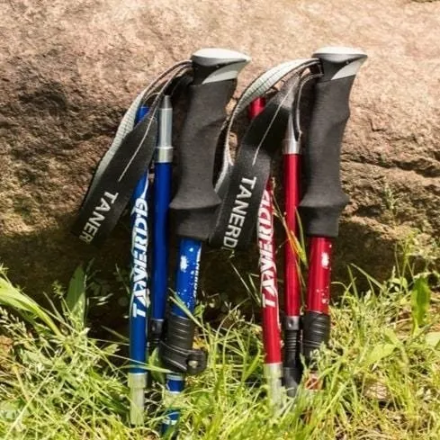 Verstelbare Wandelstok Telescopisch Opvouwbaar Lichtgewicht Aluminium voor Trekking Hiking en Outdoor | Sansoti