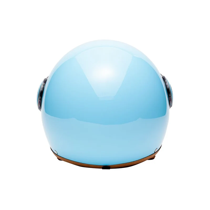Casque jet moto - Eléments bleu