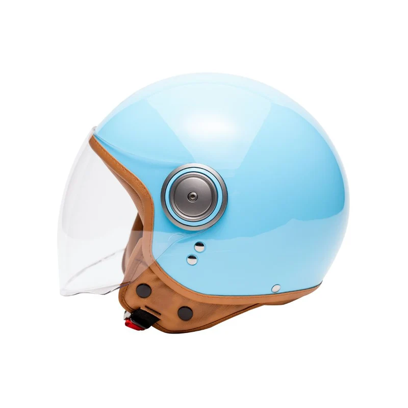 Casque jet moto - Eléments bleu