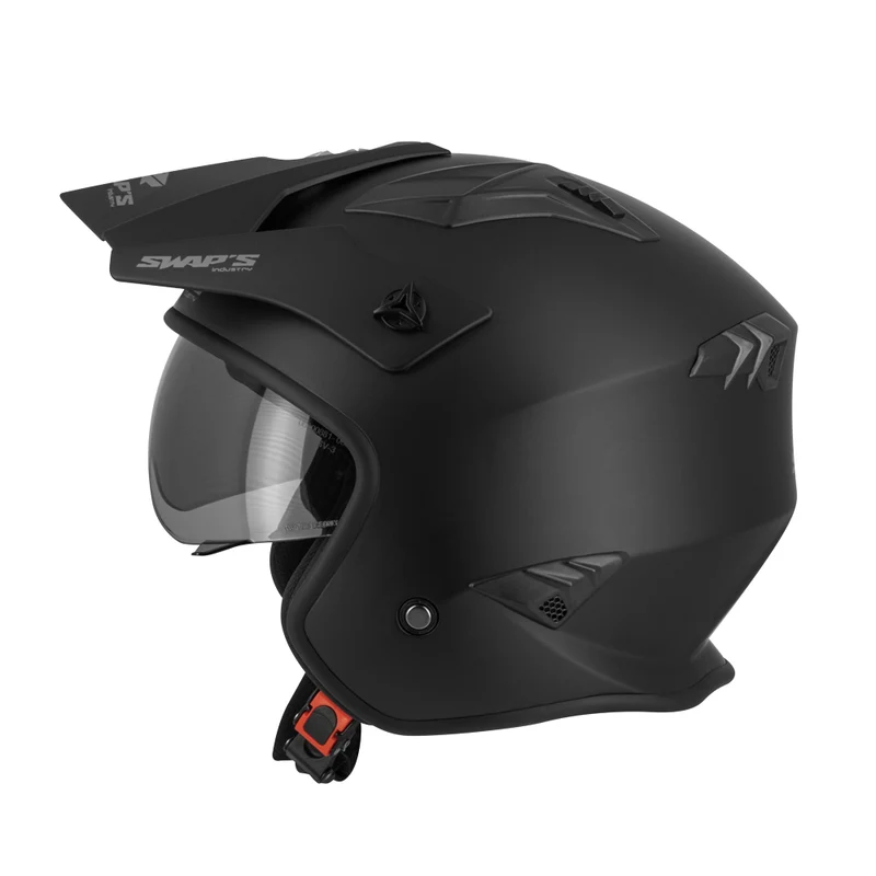 Casque jet moto - Trooper Noir Mat