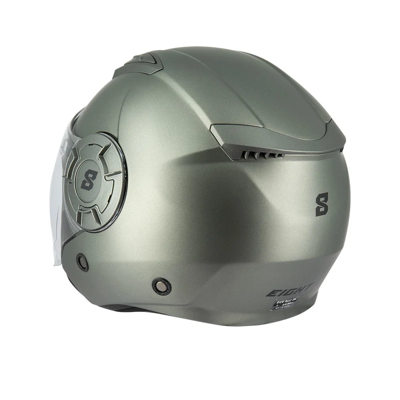Casque jet moto - S749 Titanium Gris