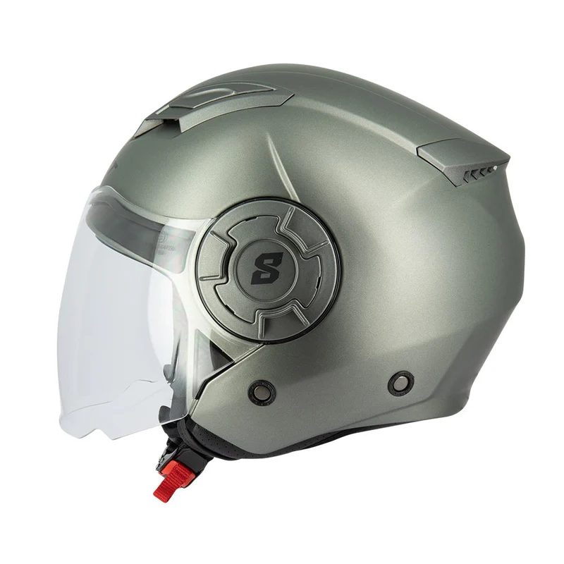 Casque jet moto - S749 Titanium Gris