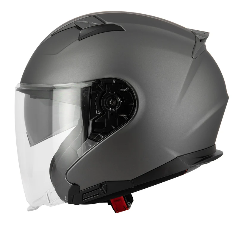 Casque jet moto - Blake Gris Mat