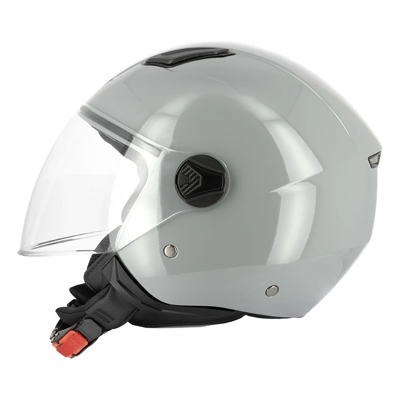 Casque jet moto - Leov LV Gris