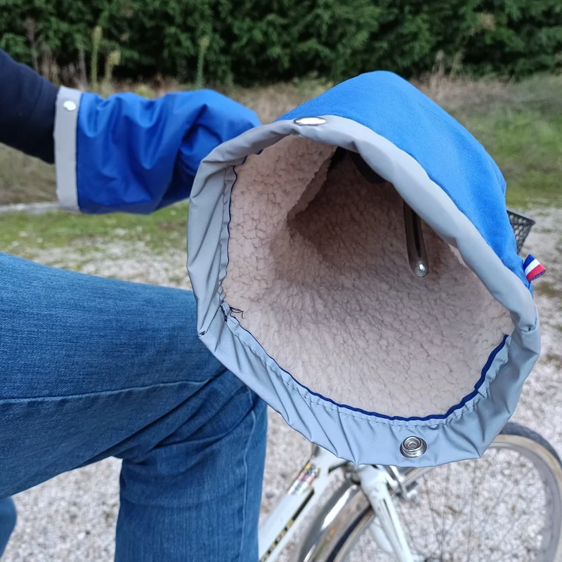 Manchons de vélo réfléchissants pour guidon courbé Suzon et Suzette