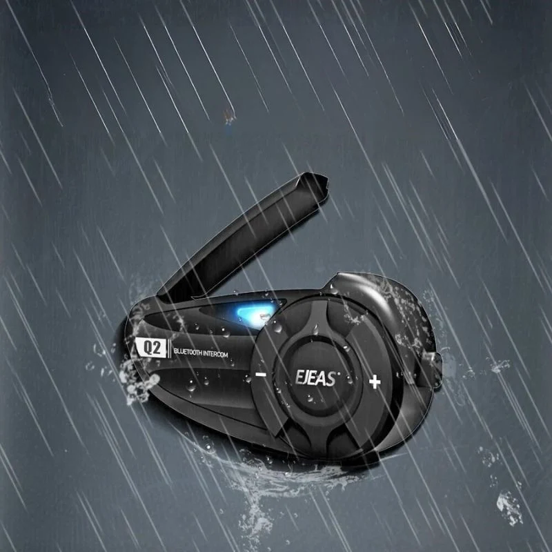 Intercom moto commande guidon
