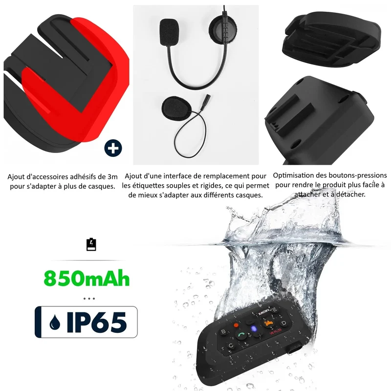 Intercom moto - V6 Plus