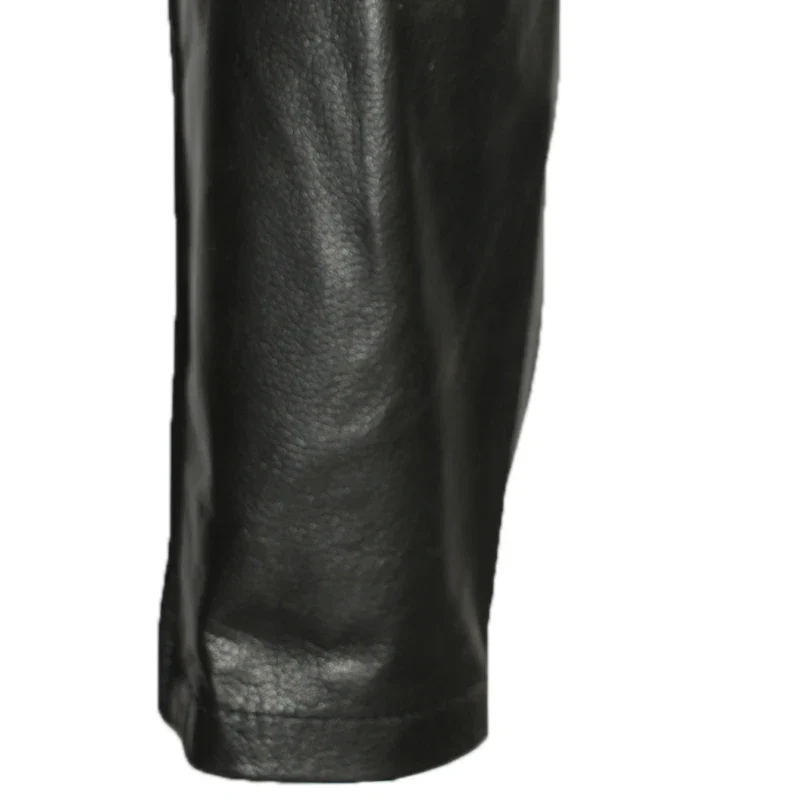 Pantalon de moto en cuir pour homme motard