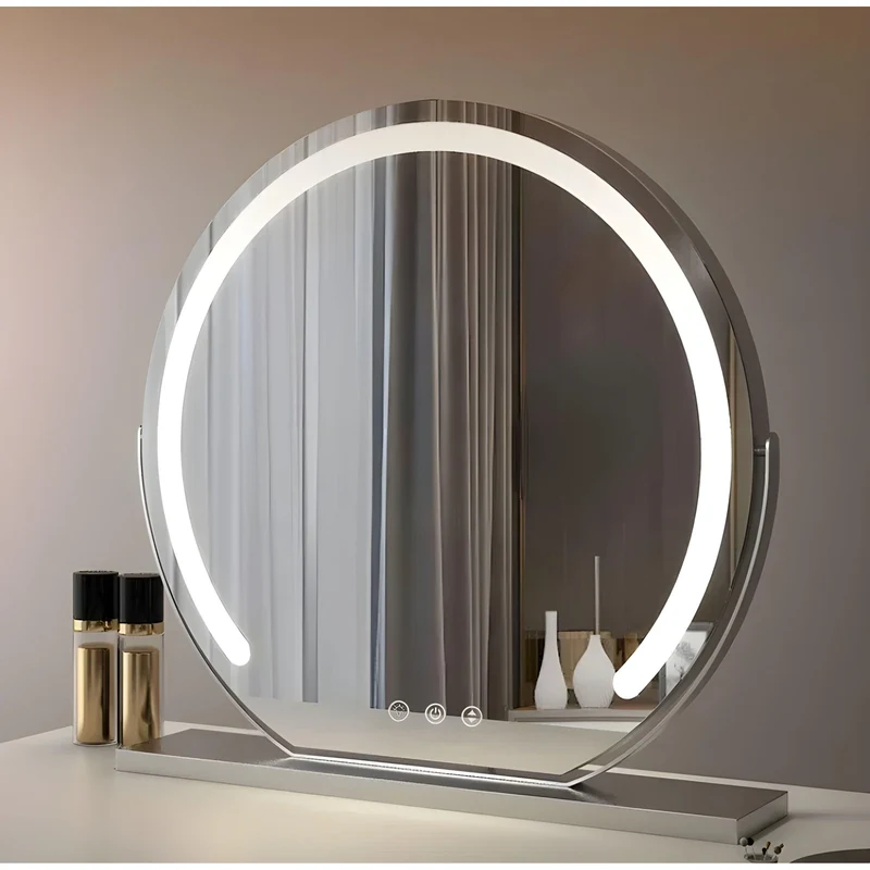 LED Make-up Spiegel Rond Met Verlichting Dimbaar 40-50-60cm | Sansoti
