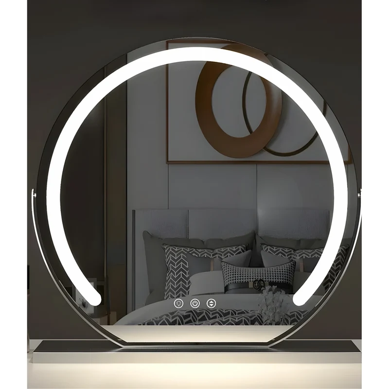 LED Make-up Spiegel Rond Met Verlichting Dimbaar 40-50-60cm | Sansoti