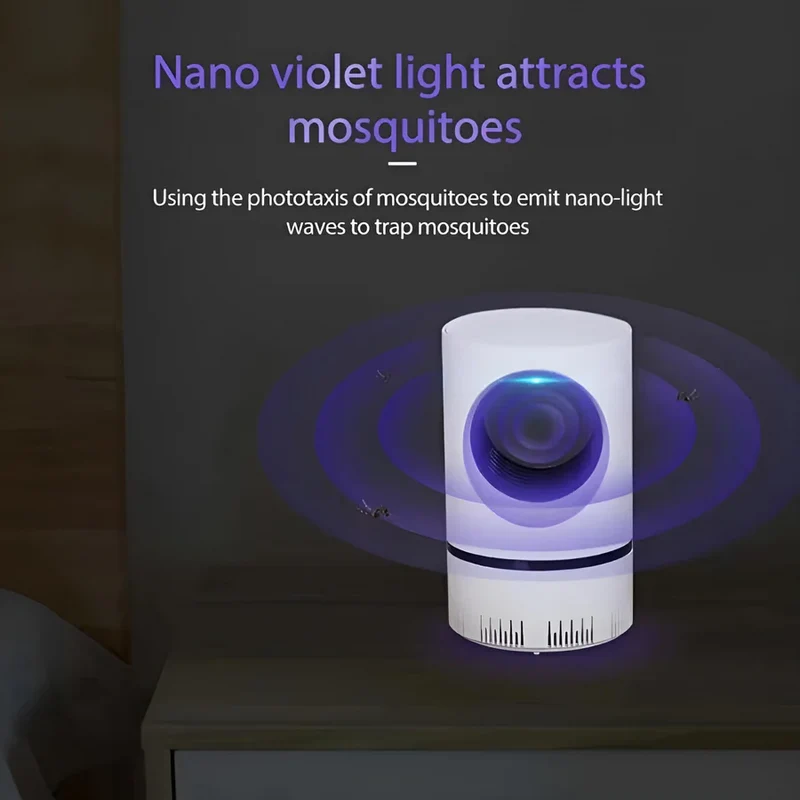 UV-Insectenval voor Binnen en Buiten – Effectieve Muggen- en Vliegenval met Fluisterstil Ventilatorsysteem 30dB | Sansoti
