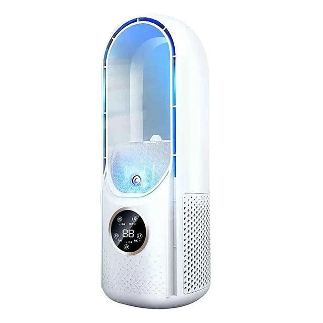 Draadloze Compacte Luchtkoeler met Stille Ventilator – Handig USB-Apparaat voor Thuis en Kantoor – 100ml Watertank | Sansoti