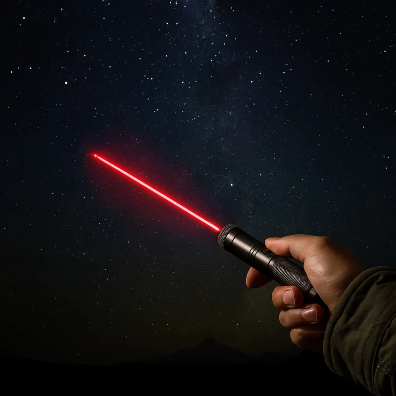 Krachtige Laserpointer Zaklamp met Instelbare Focus en USB Oplaadbaar – Bereik tot 10.000 Meter | Sansoti