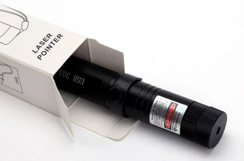 Krachtige Laserpointer Zaklamp met Instelbare Focus en USB Oplaadbaar – Bereik tot 10.000 Meter | Sansoti