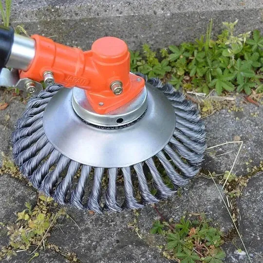 Gazonmaaier Meskop Elektrisch – Universele Trimkop Koolstofstaal – Effectieve Onkruidverwijdering Tuingereedschap 12,5 cm | Sansoti