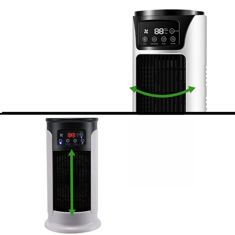 Mobiele Aircooler met Vernevelaar | Raamloze Verdampingskoeler voor Thuis en Kantoor | 300ml Watertank | Fluisterstil <23dB | Energiezuinig 18W | Sansoti