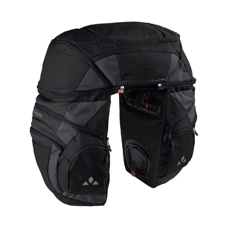 Sacoche triple Vaude Karakorum Pro pour voyages à vélo 65L
