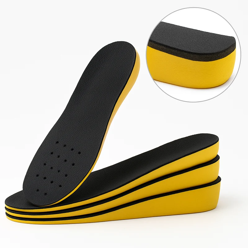 Hoogteverhogende Inlegzolen voor Schoenen – Discreet Formaat en Extra Comfort | Sansoti