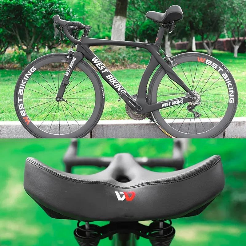Ergonomisch Fietszadel met Extra Vulling Comfort en Drukverlichting | Sansoti