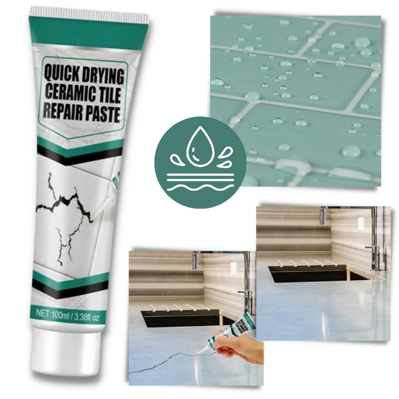 Keramische Voegenpasta Reparatieset 100ml Wit Waterbestendig | Sansoti