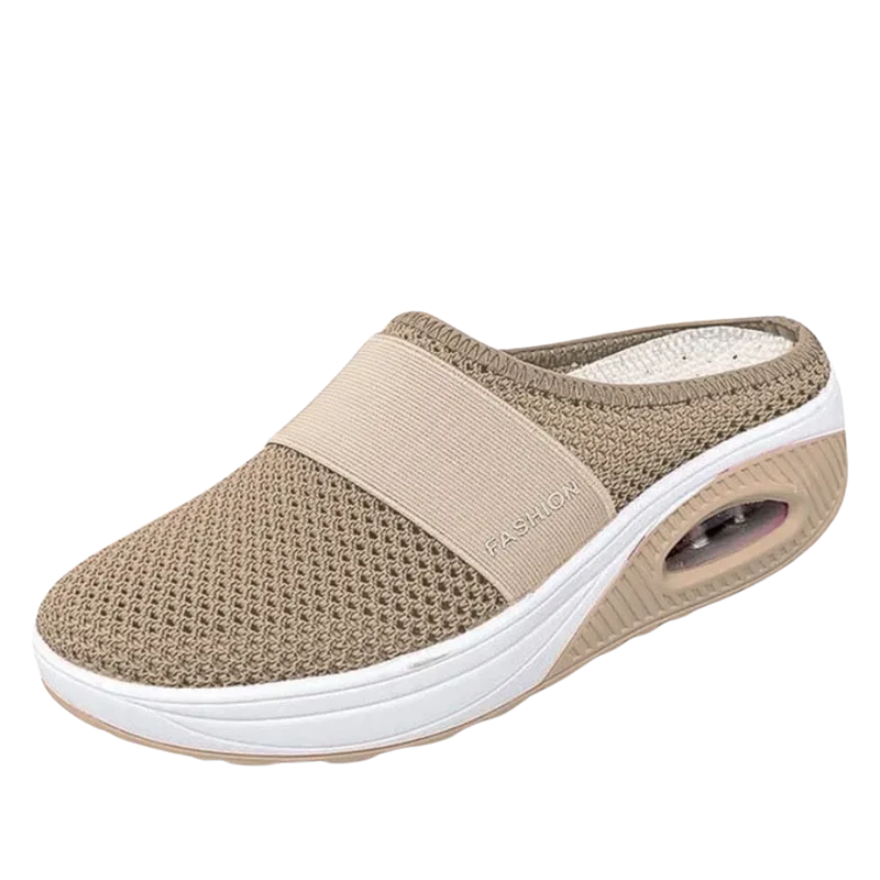 Orthopedische Instappers voor Dames Luchtgeveerd Comfortabel Zacht Slip-On | Sansoti