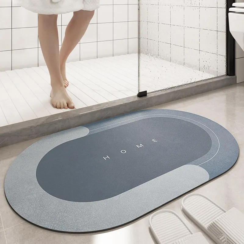 Zachte Badmat Antislip 40x60 cm | Superabsorberend Microvezel Droogloopmat voor Badkamer Keuken | Sneldrogend Vloerkleed met Antislip Onderkant | Sansoti
