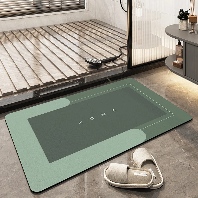 Zachte Badmat Antislip 40x60 cm | Superabsorberend Microvezel Droogloopmat voor Badkamer Keuken | Sneldrogend Vloerkleed met Antislip Onderkant | Sansoti