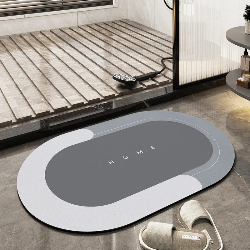 Zachte Badmat Antislip 40x60 cm | Superabsorberend Microvezel Droogloopmat voor Badkamer Keuken | Sneldrogend Vloerkleed met Antislip Onderkant | Sansoti