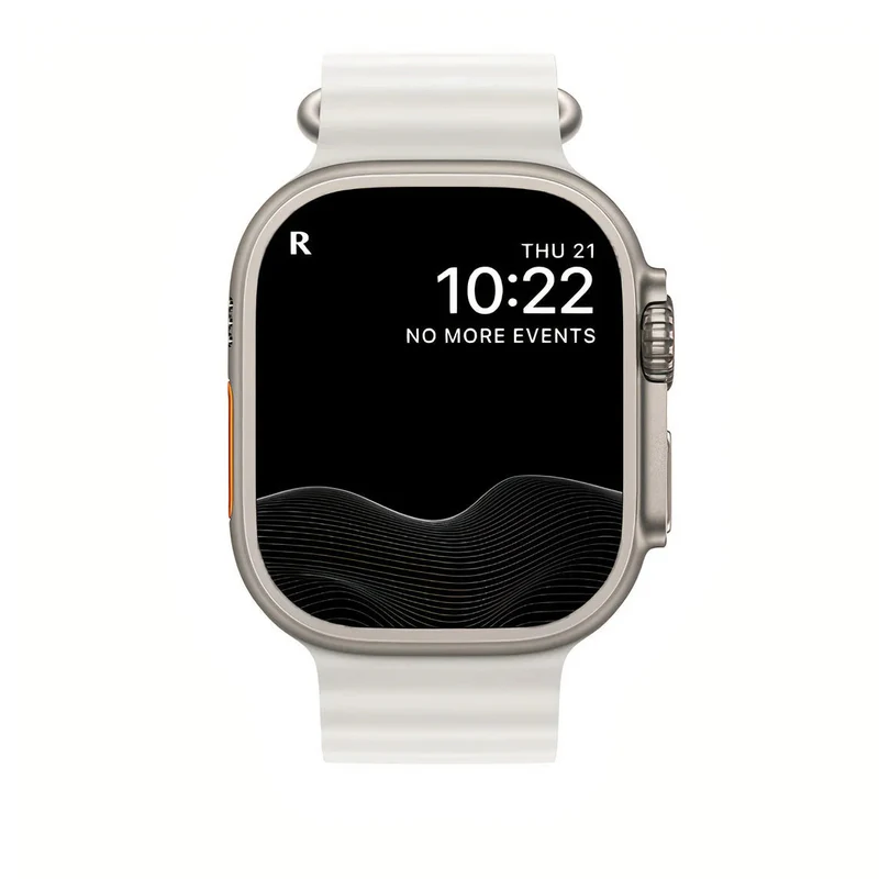 Elastische Horlogeband voor Smartwatch 40-49mm Siliconen Stretch Bandje Geel Blauw Wit Oranje Geschikt voor Sport Duiken Dagelijks Gebruik Comfortabele Pasvorm Ook Over Wetsuit | Sansoti