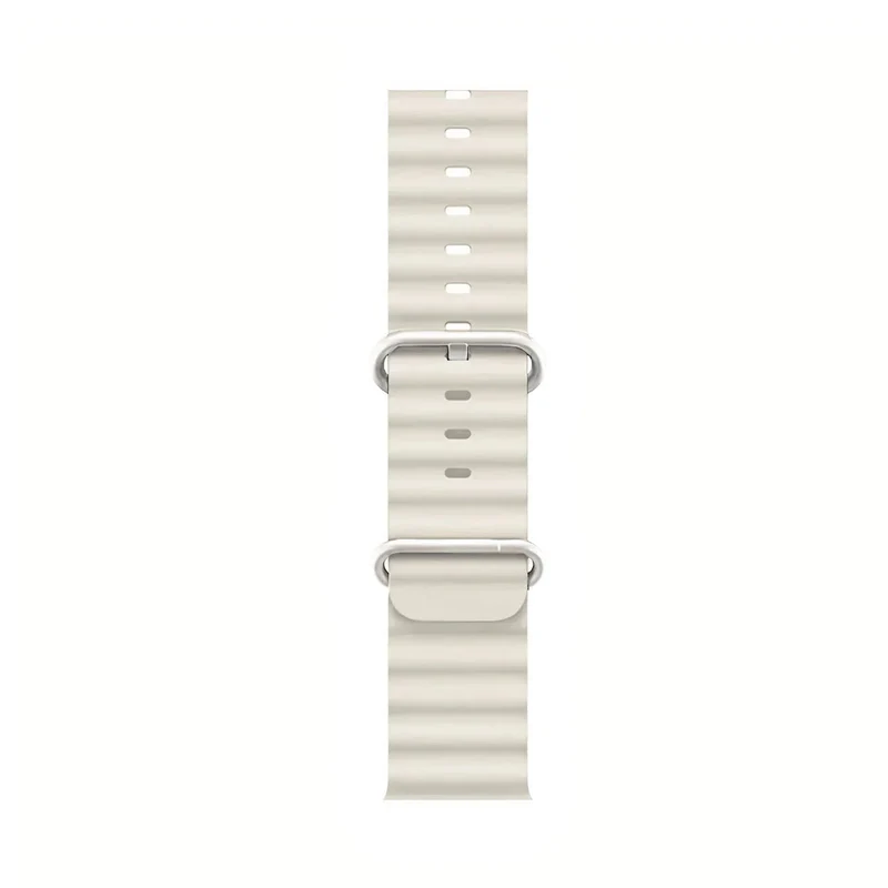 Elastische Horlogeband voor Smartwatch 40-49mm Siliconen Stretch Bandje Geel Blauw Wit Oranje Geschikt voor Sport Duiken Dagelijks Gebruik Comfortabele Pasvorm Ook Over Wetsuit | Sansoti